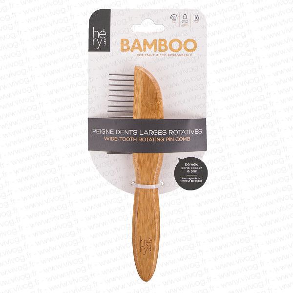 Bambusowy grzebień